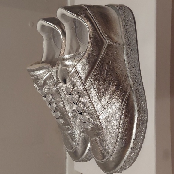 MM6 MAISON MARGIELA Metallic 6 Court sneakers - Picture 2 of 11
